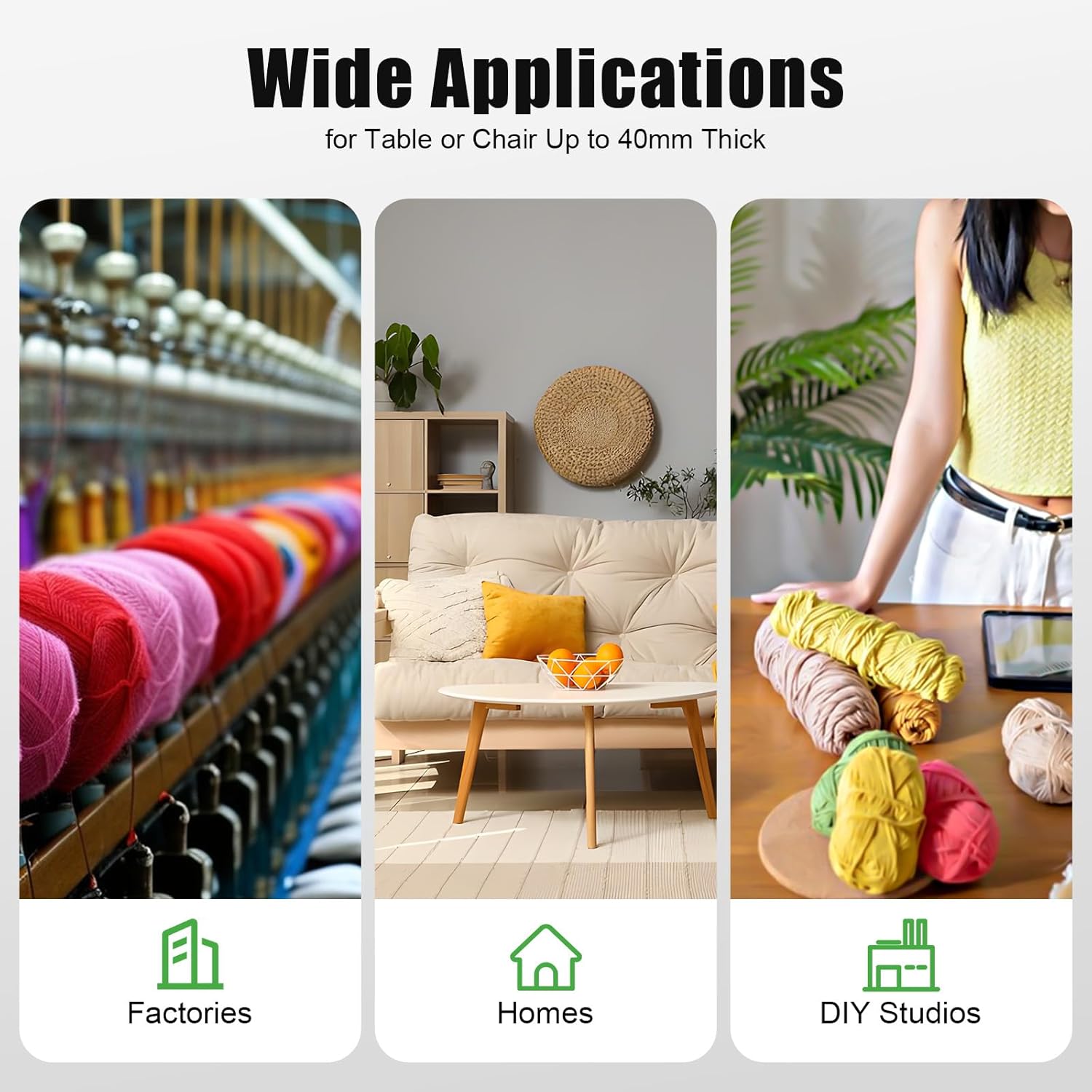 Large Capacity Yarn Winder, 10-16 oz Hand Operated Yarn Baller, Metal Yarn Ball Winder, Durable Crochet Tools & Accessories, Fiber/Wool/String Ball Winder, for Crocheting